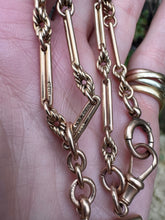 Load image into Gallery viewer, On Hold / 1923 9ct Fancy Link Chain Necklace