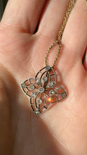 Load image into Gallery viewer, c. 1910 Quatrefoil Diamond Pendant