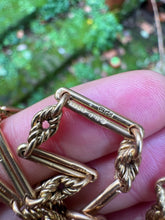 Load image into Gallery viewer, On Hold / 1923 9ct Fancy Link Chain Necklace