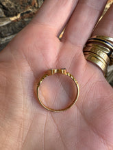 Load image into Gallery viewer, c. 1867 18ct Lucky 13 Diamond Horseshoe Ring