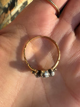 Load image into Gallery viewer, c.1830 Georgian 18ct Gold and Rose Cut Diamond Quatrefoil Cluster Ring