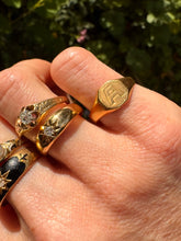 Load image into Gallery viewer, 22ct “A” Signet Ring Dated to 1887