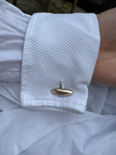 Load image into Gallery viewer, C. 1930 Russian Silver Gilt & Smoky Quartz Cufflinks