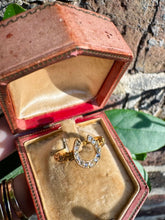 Load image into Gallery viewer, c. 1867 18ct Lucky 13 Diamond Horseshoe Ring