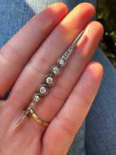 Load image into Gallery viewer, c. 1900 Diamond Spike Brooch