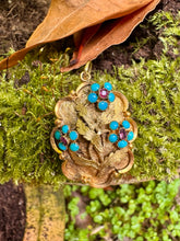 Load image into Gallery viewer, Georgian High Carat Forget Me Not Pendant