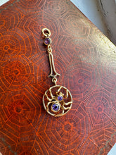 Load image into Gallery viewer, c. 1915 Spider Pendant