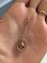 Load image into Gallery viewer, c. 1915 Spider Pendant