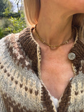 Load image into Gallery viewer, c. 1900 9ct Star Link Chain