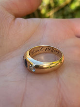 Load image into Gallery viewer, Perfect Antique Sapphire & Diamond 3 Stone