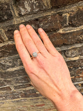 Load image into Gallery viewer, c. 1910 Diamond and 18ct Quatrefoil Ring