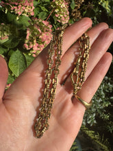 Load image into Gallery viewer, c. 1900 9ct Star Link Chain