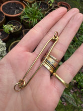Load image into Gallery viewer, Very Large c. 1900 9ct Gold Stock Pin Extender