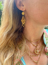 Load image into Gallery viewer, c. 1870 Pinchbeck Drop Earrings