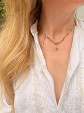 Load image into Gallery viewer, Emerald, Diamond and 18ct Gold Pendant