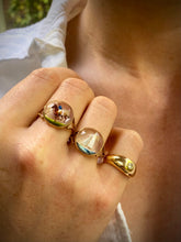 Load image into Gallery viewer, c. 1920 Reverse Intaglio Sailboat Nautical Ring