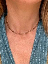 Load image into Gallery viewer, Antique Lover’s Knot/Trombone Link Chain