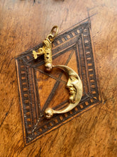 Load image into Gallery viewer, Edwardian Man in the Moon Pendant