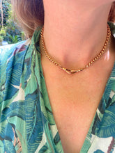 Load image into Gallery viewer, Antique 9ct Roller Ball Curb Link Chain
