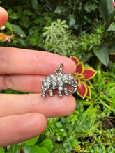 Load image into Gallery viewer, c. 1910 Edwardian Paste Elephant Pendant
