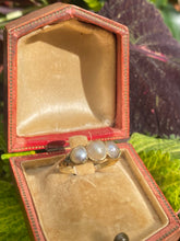 Load image into Gallery viewer, c.1852 Pearl Mourning Band with Detailed Inscriptions