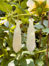 Load image into Gallery viewer, Georgian Mother of Pearl Gaming Counter Earrings