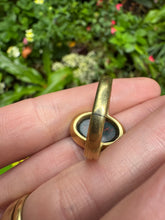 Load image into Gallery viewer, c. 1910 Bloodstone Intaglio Signet Ring