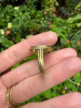Load image into Gallery viewer, c. 1910 Bloodstone Intaglio Signet Ring