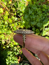 Load image into Gallery viewer, c. 1910 Rose Cut Navette Ring