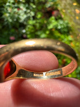 Load image into Gallery viewer, Vintage Asprey London Carnelian Heart Signet Ring