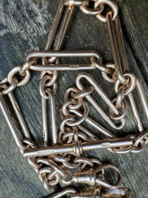 Load image into Gallery viewer, Dated 1917 9ct Fetter Link Chain and Extender