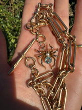 Load image into Gallery viewer, Useful 9ct Large Bolt Ring Charm Holder