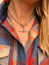 Load image into Gallery viewer, Perfect Antique Silver Trombone Chain