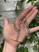 Load image into Gallery viewer, Perfect Antique Silver Trombone Chain