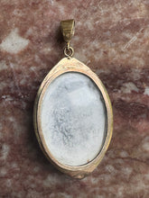 Load image into Gallery viewer, c.1880 15ct Etruscan Revival Locket Backed Pendant
