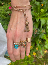 Load image into Gallery viewer, Antique Lover’s Knot/Trombone Link Chain