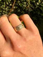 Load image into Gallery viewer, c. 1899 9ct Textured Cigar Band Ring