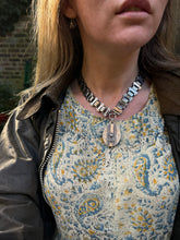 Load image into Gallery viewer, C. 1880 Book Chain Collar with Buckle Locket