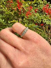 Load image into Gallery viewer, c. 1910 18ct, Platinum & Diamond Boat Ring