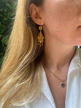 Load image into Gallery viewer, c. 1870 Pinchbeck Drop Earrings