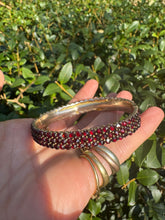 Load image into Gallery viewer, c. 1884 Bohemian Garnet Bracelet
