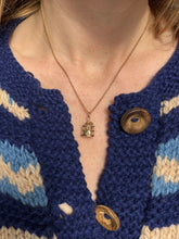 Load image into Gallery viewer, c. 1915 9ct Gold Birdcage Charm