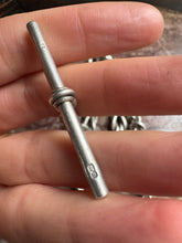 Load image into Gallery viewer, Dated 1912 Fancy Fetter Link Long Silver Chain