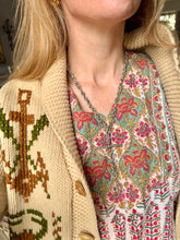 Load image into Gallery viewer, Dated 1912 Fancy Fetter Link Long Silver Chain