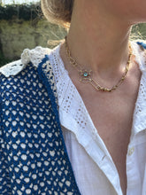 Load image into Gallery viewer, c. 1915 12ct Gold and Aquamarine Extender