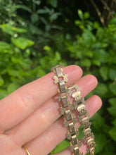 Load image into Gallery viewer, Victorian Gold Star Link Book Chain