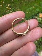 Load image into Gallery viewer, c. 1910 18ct Gold and Diamond Boat Ring