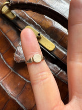 Load image into Gallery viewer, Tiny c. 1925 9ct Gold Child's Signet Ring