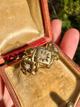 Load image into Gallery viewer, Ultra Chunky 1908 18ct and Diamond Love Knot Ring