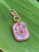 Load image into Gallery viewer, Masonic All-Seeing Eye, Sun, Moon & Stars Intaglio Pendant